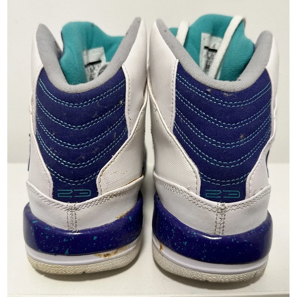 Nike Air Jordan Shoes Kids 6Y SC-1 538699-109 White Grape Basketball Sneakers‎